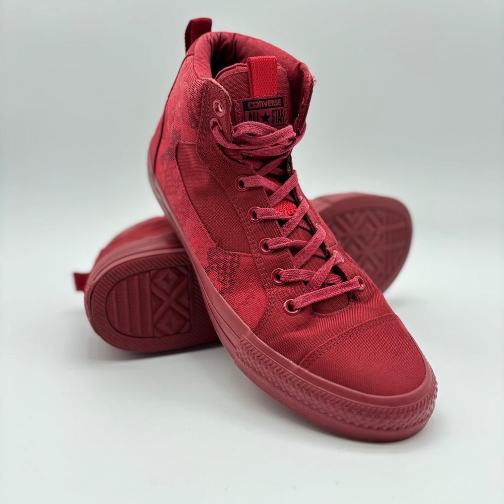 Converse Chuck Taylor All Star High Top Red Camo Mens 13 Sneakers 149416C